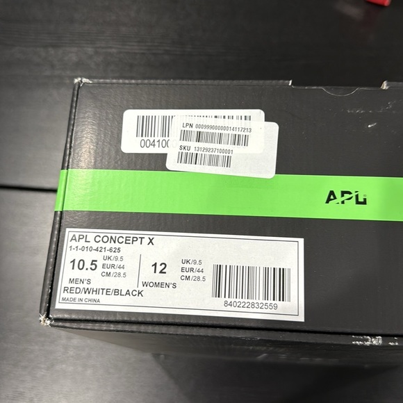 APL Athletic Propulsion Labs Men's Red Athletic Propulsion Lab Concept X Sneaker - Picture 2 of 6